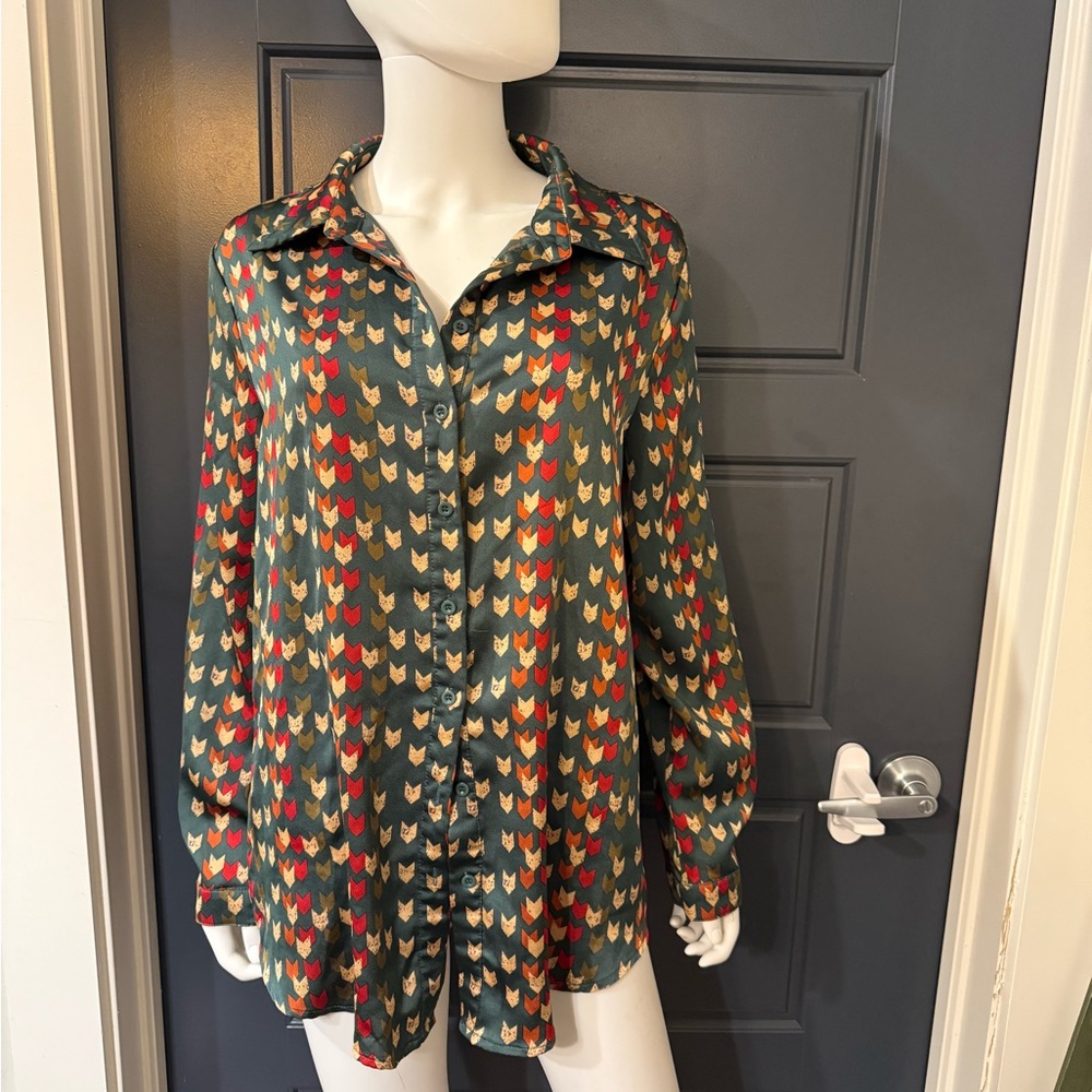 PrettyLittleThing Multicolor Button-Down Shirt
